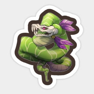 Skull Boa Sticker